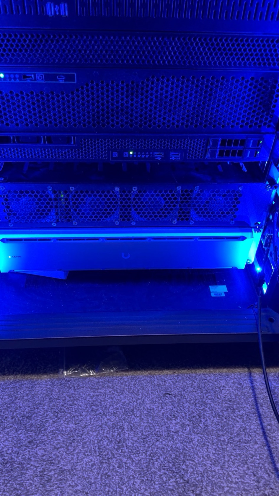 Installed and glowing